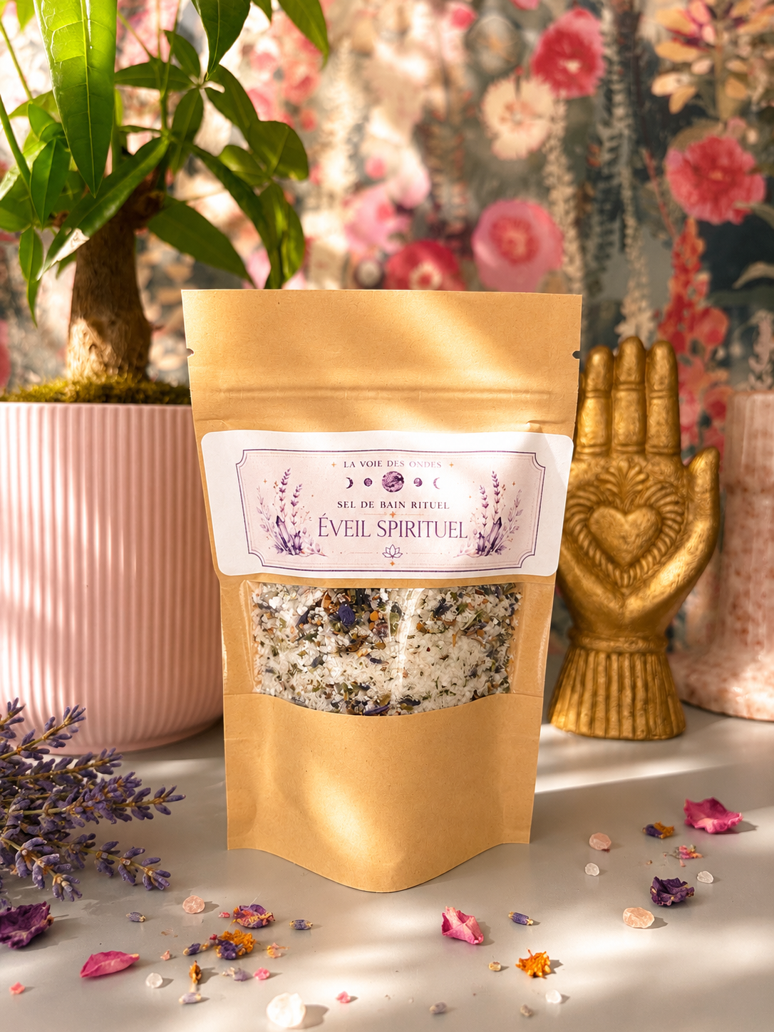✨ Sel de Bain / Douche – Eveil spirituel