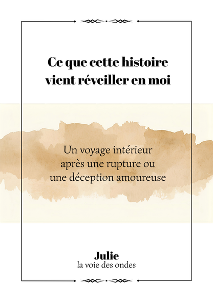 Rupture Amoureuse - Se retrouver après une deception amoureuse Ebook d'analyse et retour a soi