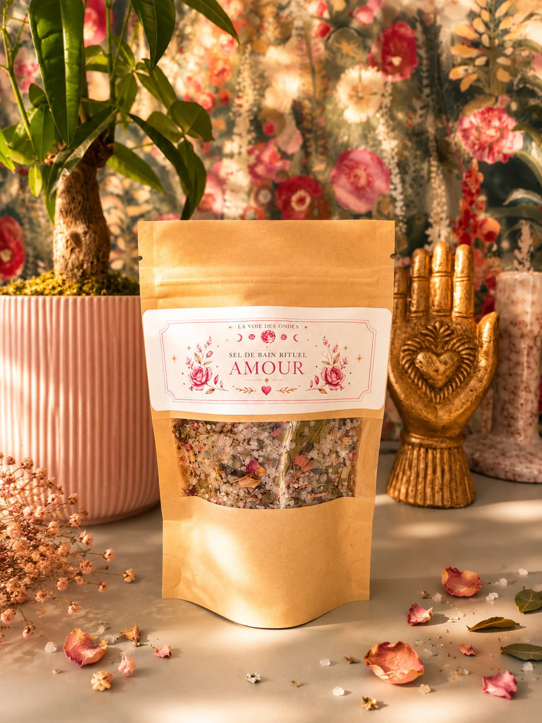 ✨ Sel de Bain / Douche – Amour