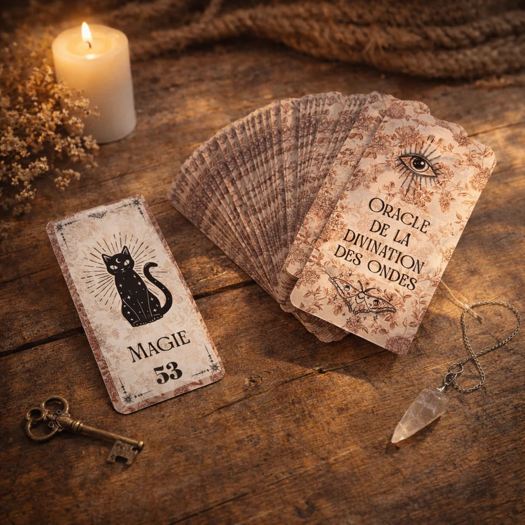 🌙 Coffret – Oracle de la Divination des Ondes 🌟 ENVOI À PARTIR DE MI JUIN