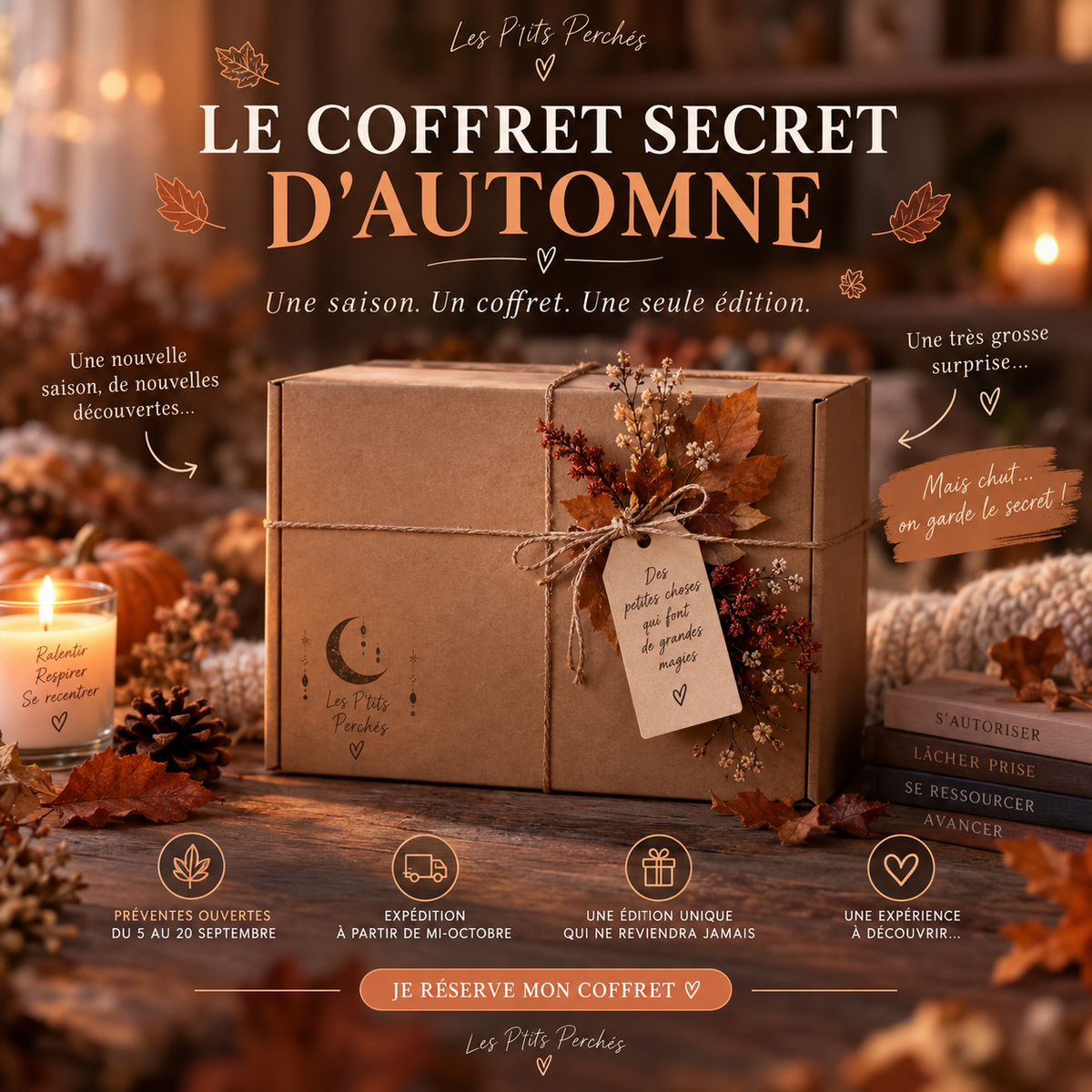 🍂 LE COFFRET SECRET D’AUTOMNE 🍂 Préventes jusqu’au 20 septembre inclus.