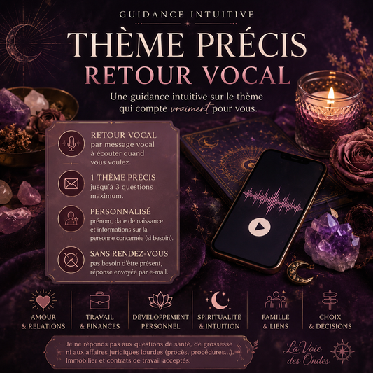 ✨ Guidance thème précis - RETOUR VOCAL WHATSAPP