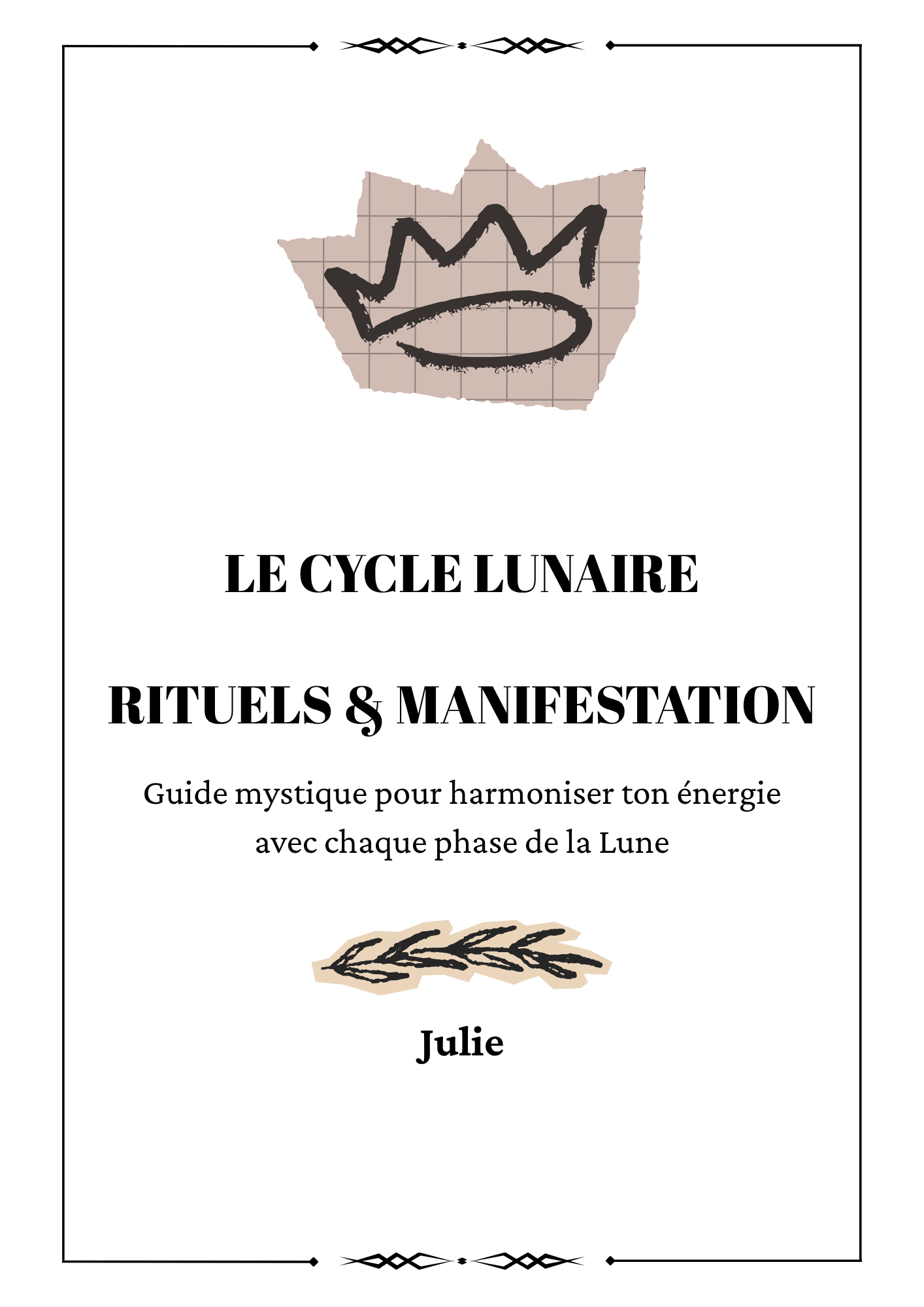 Rituel sacré de manifestation lunaire + Bonus - 59 pages PDF